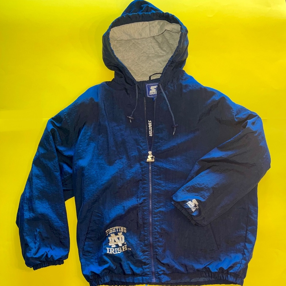 Vintage Notre Dame Starter Jacket